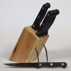 Bloc 6 Couteaux à Steak Manche ABS