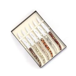 Coffret De 6 Couteaux De Table Haute Gamme
