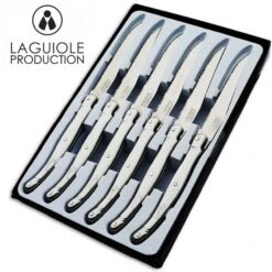 Coffret De 6 Couteaux De Table Laguiole