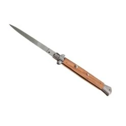 Couteau Automatique Italien 28 Cm Manche Bois D'olivier