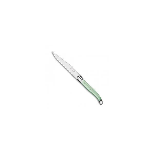 Couteaux De Table Laguiole De 6 Am Vert Pastel – Image 2