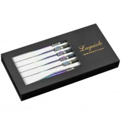 Couteaux Table Laguiole X6 Lame RevĂȘtement Titane