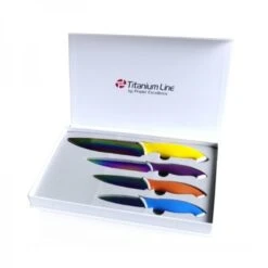 Couteaux X 4 Lames Revêtement Titane