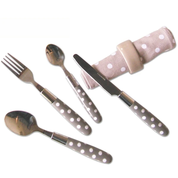 Couverts 16 Pièces Serviettes Et Ronds De Serviette – Image 2