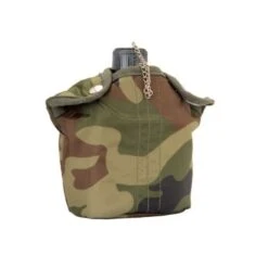 Gourde Alu 1L Avec Housse Camo