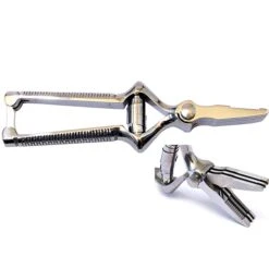 Masticateur Droit 18 Cm En Acier Chromé