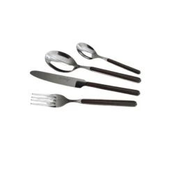 Ménagère 24 Couverts RIO Manche Couleur Taupe Fabrication France