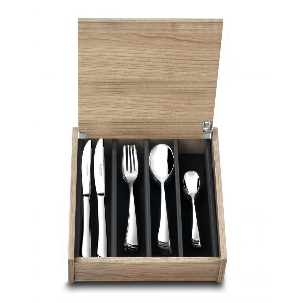 Ménagère 48 Couverts Inox Coffret Bois