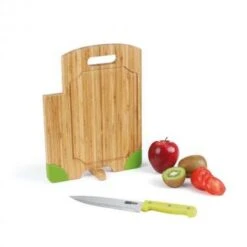 Planche à Découper Avec Couteau De Chef