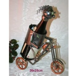 Porte Bouteille Métal Motard