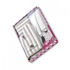Set 2 Couteaux De Cuisine Avec Manique Et Tablier De Cuisine
