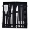 Valise Barbecue 16 Pièces Tout Inox